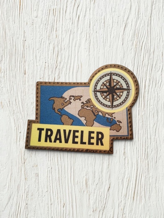 Патч на липучке ''Traveler" #636