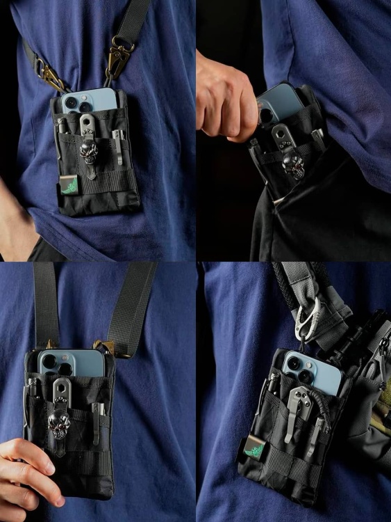 EDC кошелек-органайзер VIPERADE® VE1 X-Pac® Black Soft