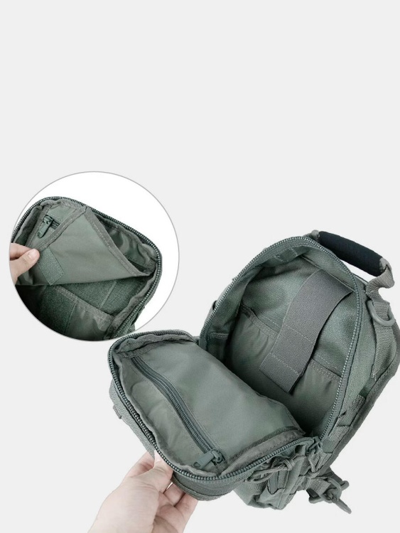 Однолямочный рюкзак MAGFORCE® Hamburger-M Черный
