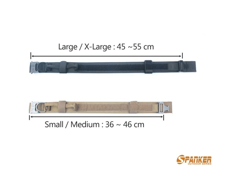 Тактический ошейник для собак Spanker® DG112 хаки