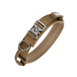 Тактический ошейник для собак Spanker®  DG112 хаки