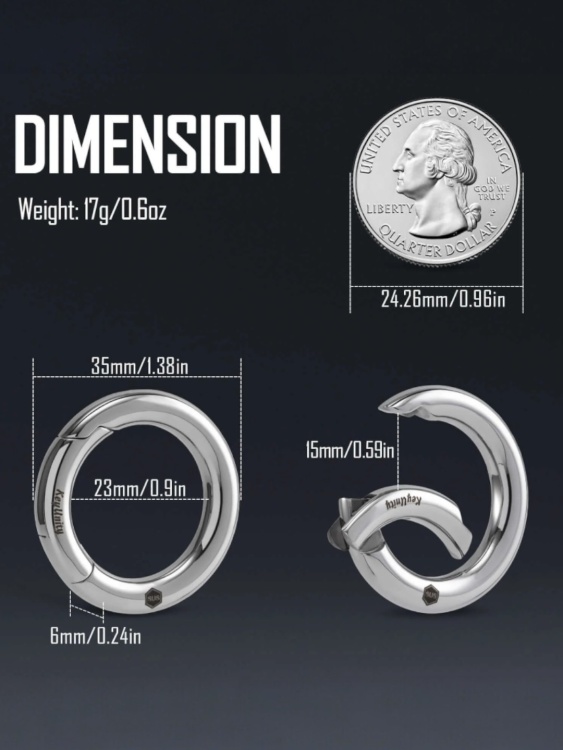 Кольцо c боковым открытием KeyUnity® KS06