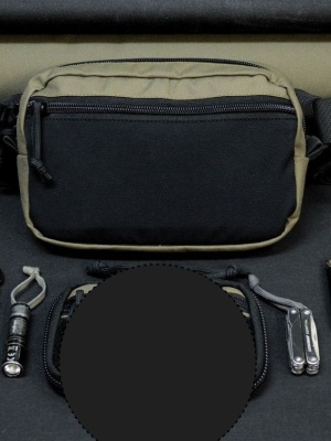 Поясная сумка MYSTIK TERRA® Сигма Urban (Ranger Green+ черная спандура) 