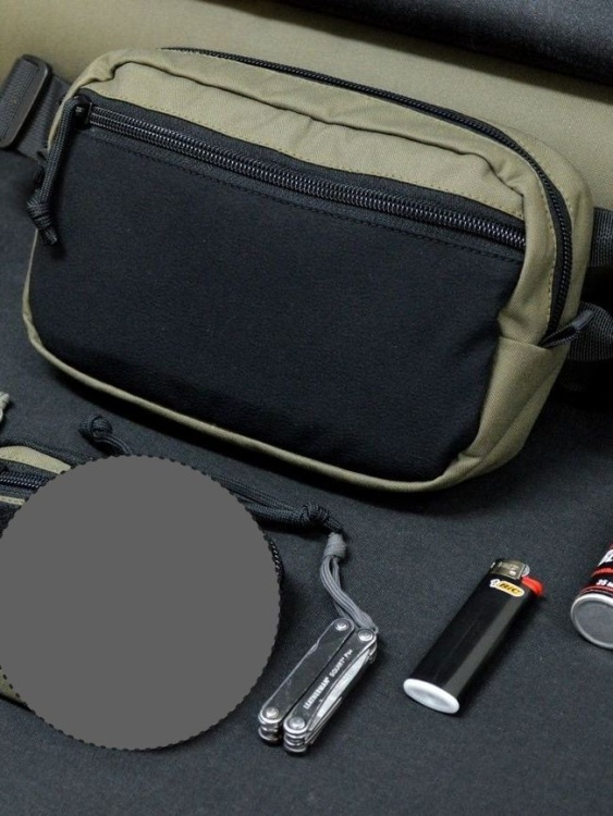 Поясная сумка MYSTIK TERRA® Сигма Urban (Ranger Green+ черная спандура)