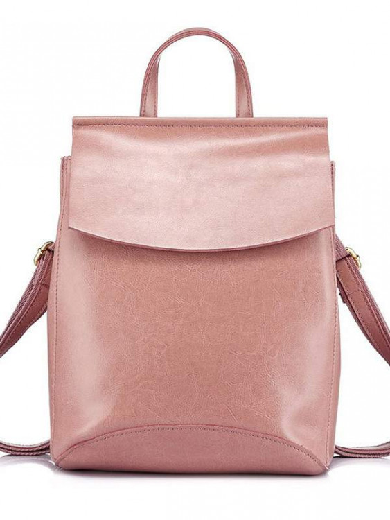 Рюкзак JMD женский кожаный розовый