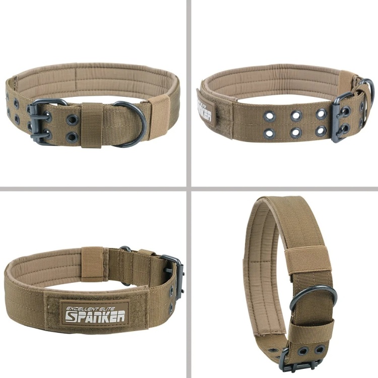Тактический ошейник для собак Spanker® DG115 олива