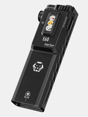 Повседневный EDC фонарь RovyVon® Angel Eyes E60 Черный