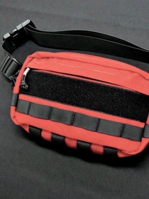 Поясная сумка MYSTIK TERRA® Оптима L Милитари (Оранжевая) 