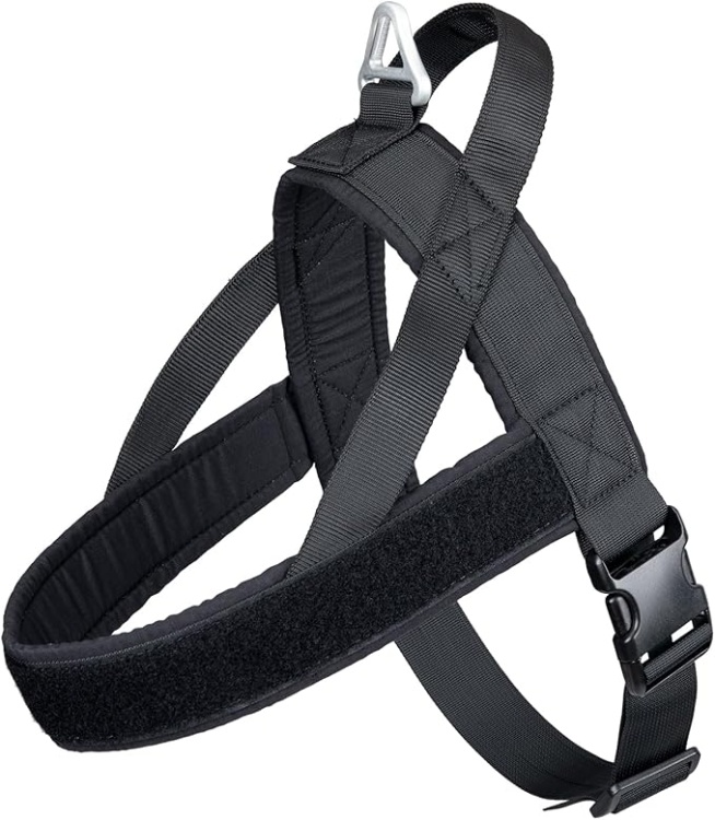 Тактическая шлейка для тренировки собак SPANKER® DG120 Черная