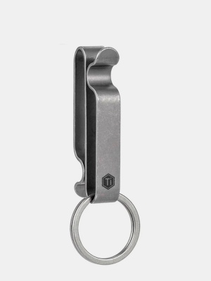Клипса-зажим титановая KeyUnity® KM00 Titanium Alloy Keychain Belt Clip