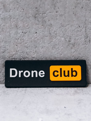 Патч ПВХ на липучке "Drone Club" #215