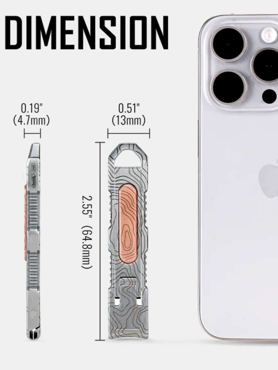 Щипцы для ногтей KeyUnity® KN00 Folding Nail Clipper