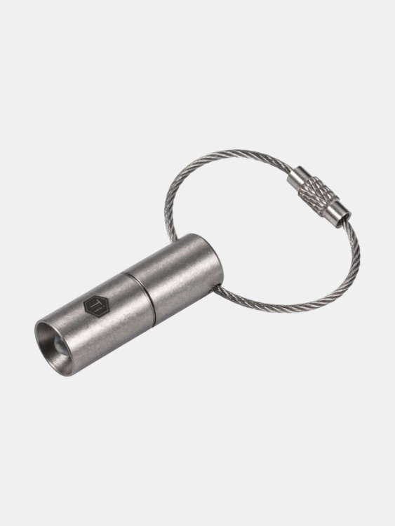 Фонарик-брелок титановый KeyUnity® KF00 Stonewashed