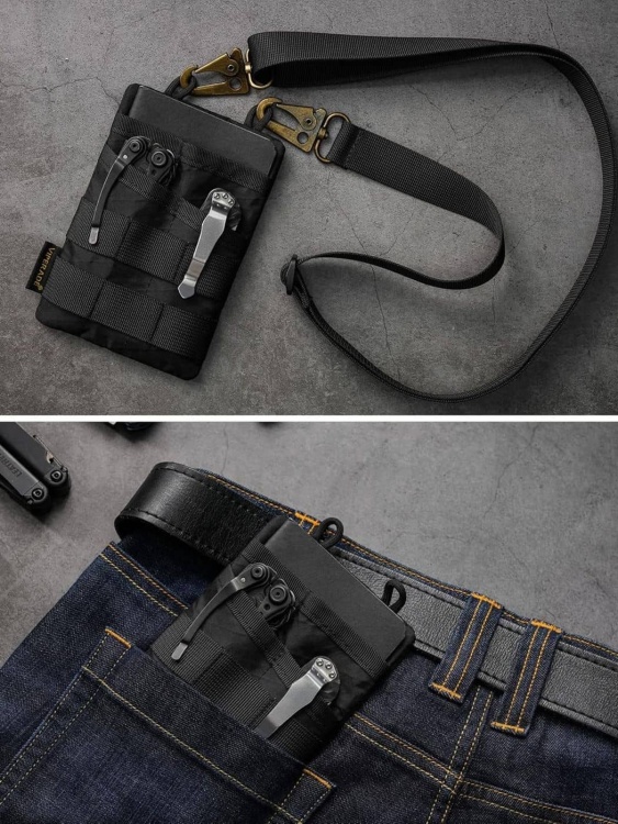 EDC кошелек-органайзер VIPERADE® VE3 X-Pac® Black Soft