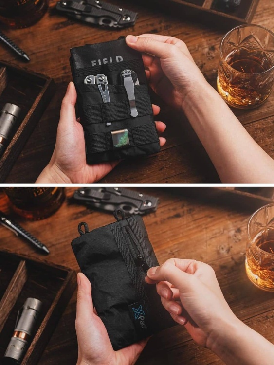 EDC кошелек-органайзер VIPERADE® VE3 X-Pac® Black Soft