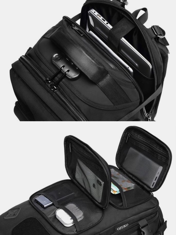 Рюкзак для путешествий OZUKO® 9309 40L Серый