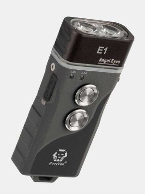 Повседневный EDC фонарь RovyVon® Angel Eyes E1 Серый