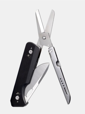 Складной нож с ножницами Roxon S501U рукоять G10