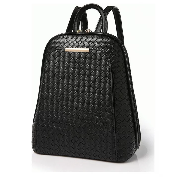 Черный кожаный рюкзак Verlo v-2