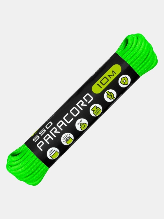Паракорд 550 CORD® 10 метров Neon Green