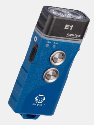 Повседневный EDC фонарь RovyVon® Angel Eyes E1 Синий