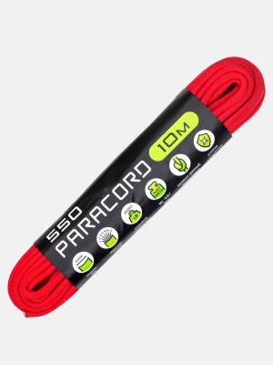 Паракорд 550 CORD nylon 10м RUS (red)