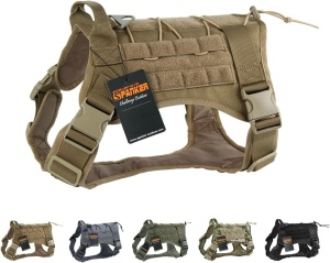 Тактическая шлейка собак SPANKER® DG113 Койот/Хаки