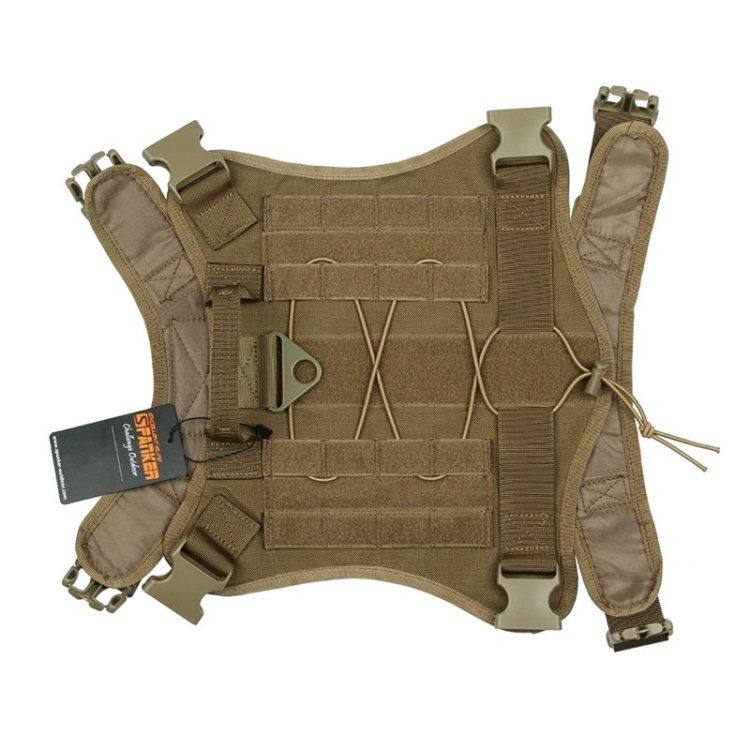 Тактическая шлейка собак SPANKER® DG113 Койот/Хаки