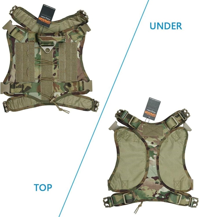 Тактическая шлейка собак SPANKER® DG113 Койот/Хаки