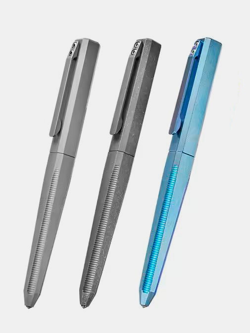 Тактическая ручка из титана PIONEER EDC® M001 Серая