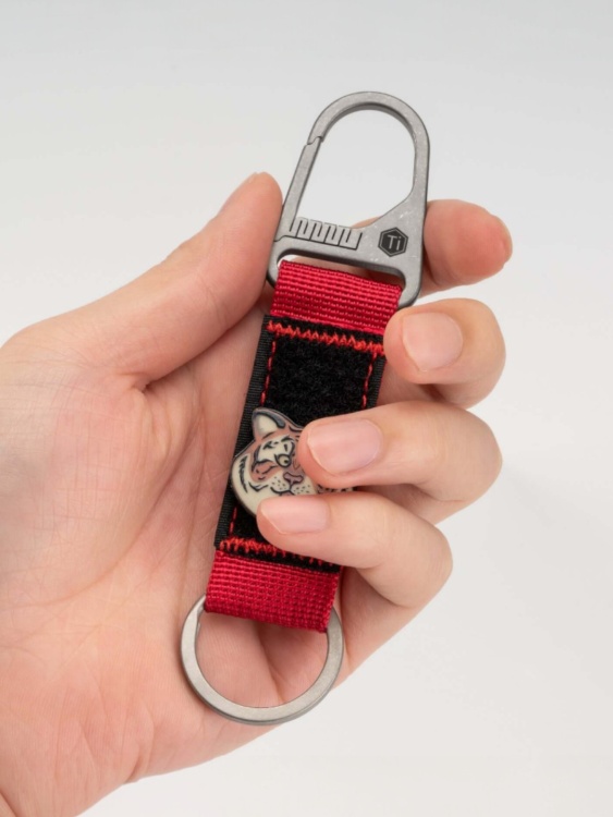 Карабин со стропой KeyUnity® KB01 Red