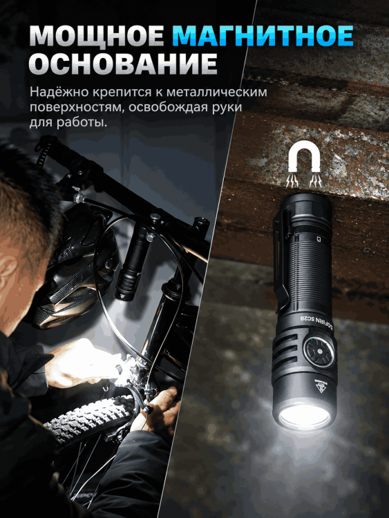 Фонарь SOFIRN® SC29 (3000 люмен, 6000K)