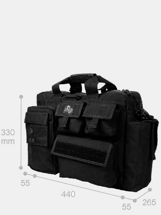 Сумка тактическая через плечо MAGFORCE® MPB-8 Черная