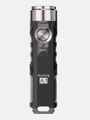 Брелок-фонарик USB-С RovyVon® Aurora A1 Черный