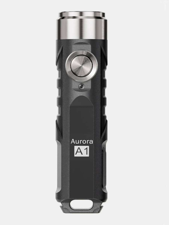 Брелок-фонарик USB-С RovyVon® Aurora A1 Черный