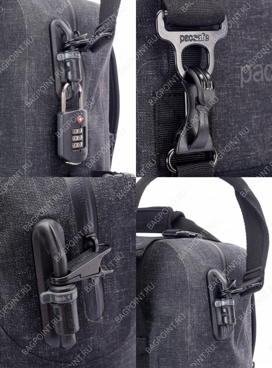Водонепроницаемый рюкзак с защитой от краж PACSAFE Dry 25L оранжевый