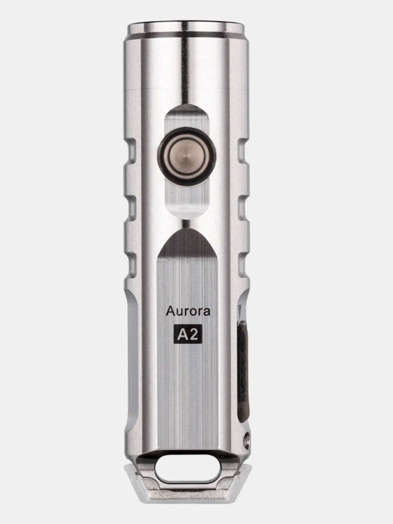 Брелок-фонарик USB-С RovyVon® Aurora A2 Серебристый
