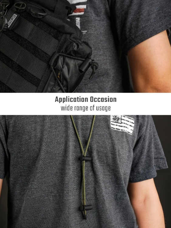 Фиксатор для шнура титановый KeyUnity® KB02