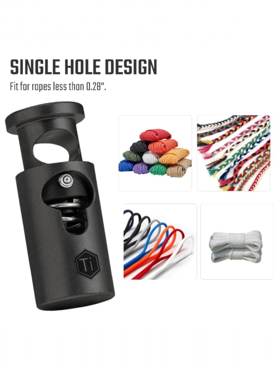 Фиксатор для шнура титановый KeyUnity® KB02