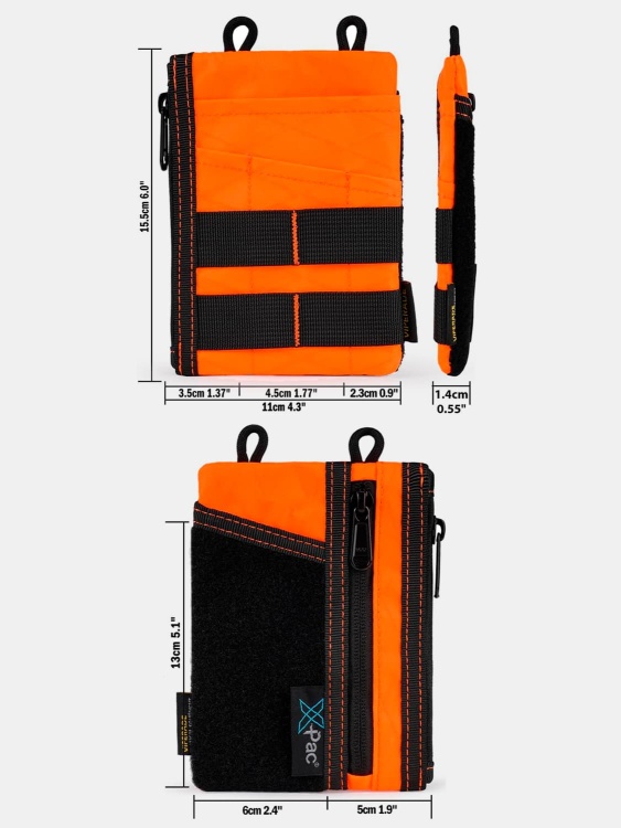 EDC кошелек-органайзер VIPERADE® VE16 X-Pac® Hot Orange