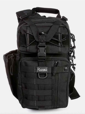 Однолямочный рюкзак MAGFORCE® Archer-M Черный Уценка