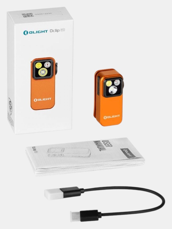 Фонарь Olight® Oclip Pro Orange