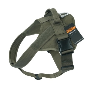 Тактическая шлейка для тренировки собак SPANKER® DG117 Олива