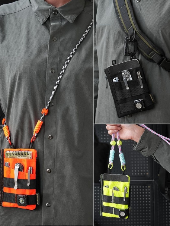 EDC кошелек-органайзер с ремнем VIPERADE® VE16R X-Pac® Hot Orange
