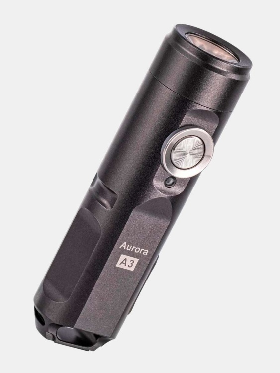 Брелок-фонарик USB-С RovyVon® Aurora A3 Темно-Серый