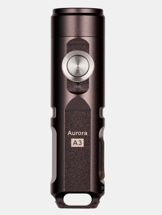 Брелок-фонарик USB-С RovyVon® Aurora A3 Темно-Серый