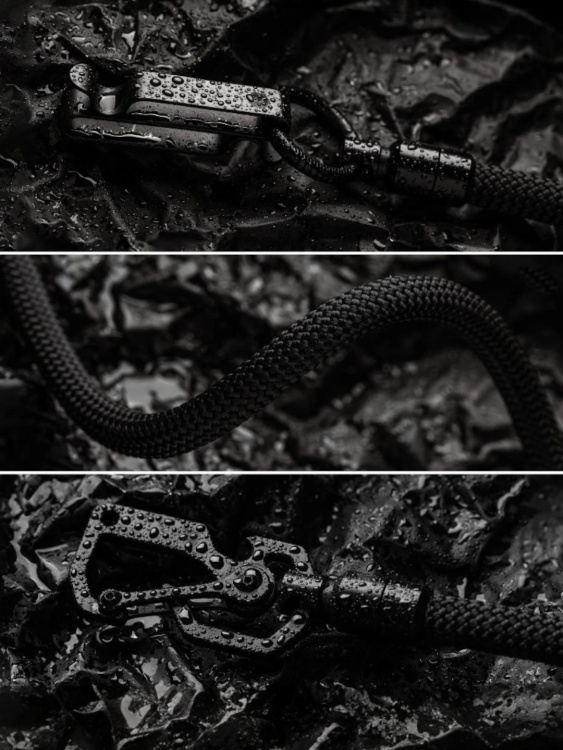 Тренчик с карабином и клипсой титановыми KeyUnity® KD02 Салатовый