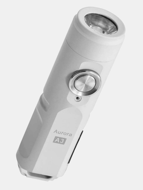 Брелок-фонарик USB-С RovyVon® Aurora A3 Белый