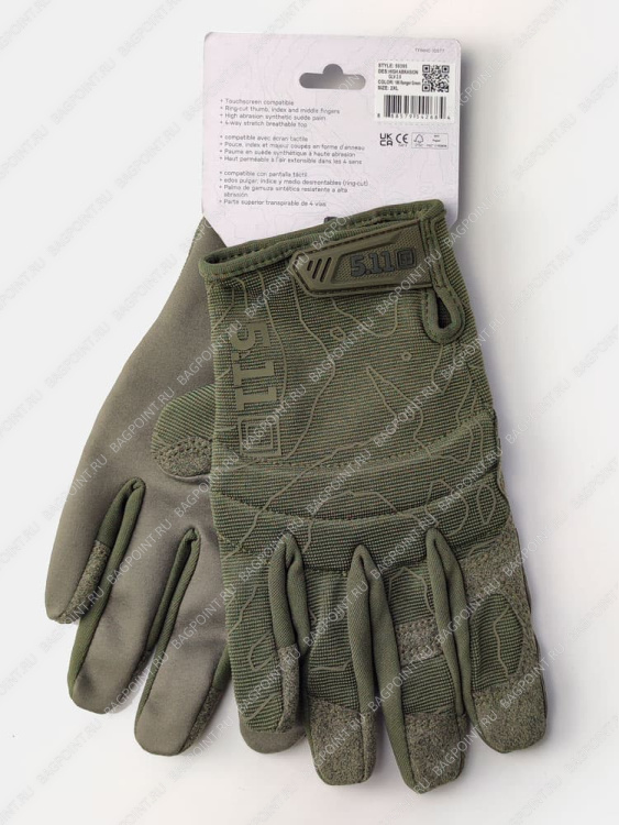 Перчатки тактические 5.11 High Abrasion 2.0 Glove Ranger green