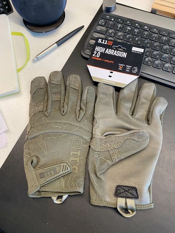 5.11 Tactical High Abrasion 2.0 Glove in Kangaroo | Size 2XL